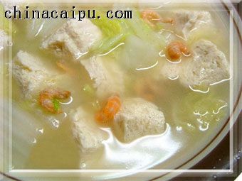 白菜配蝦米