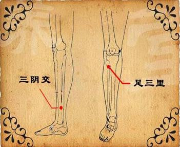 艾灸三陰交 有效解決女性痛經