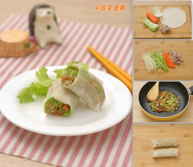 看排骨72變——清燉排骨&排骨米腸&排骨蔬菜粥&蒸排骨蔬菜春卷