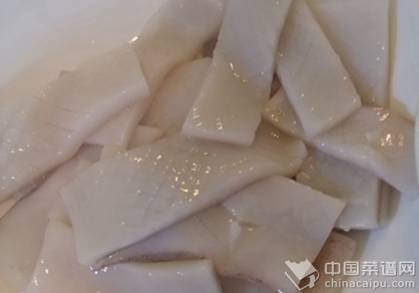 彩椒炒魷魚