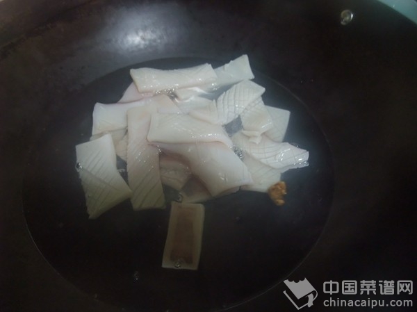 彩椒炒魷魚