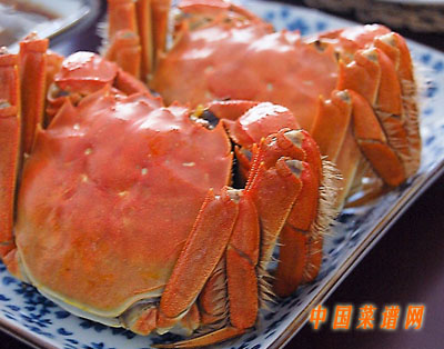 清蒸大閘蟹