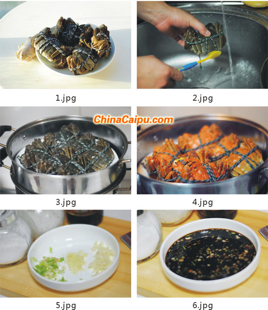 清蒸大閘蟹