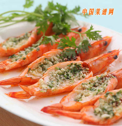 蒜蓉烤大蝦