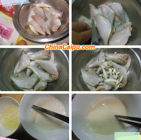 煎麵包魚