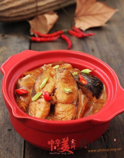 粉皮魚塊煲