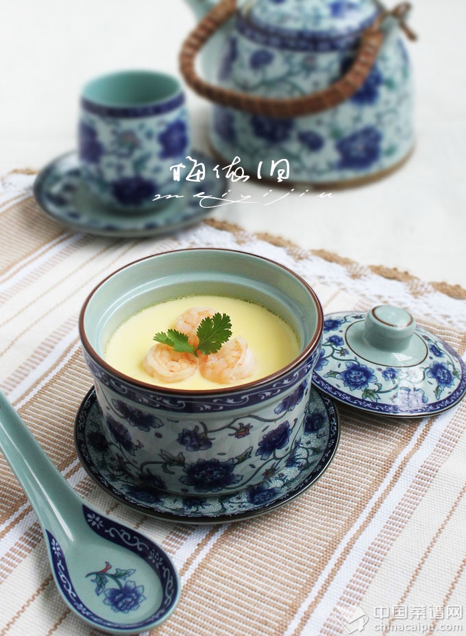 蝦仁蛋羹
