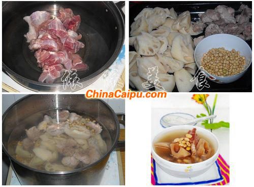 蓮藕黃豆肉骨湯