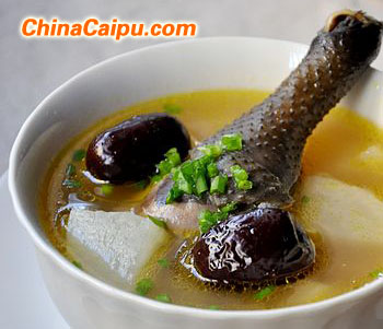 土雞湯