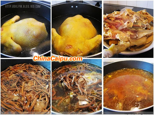 茶樹菇雞湯