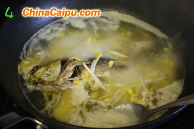 黃豆芽鯰魚湯