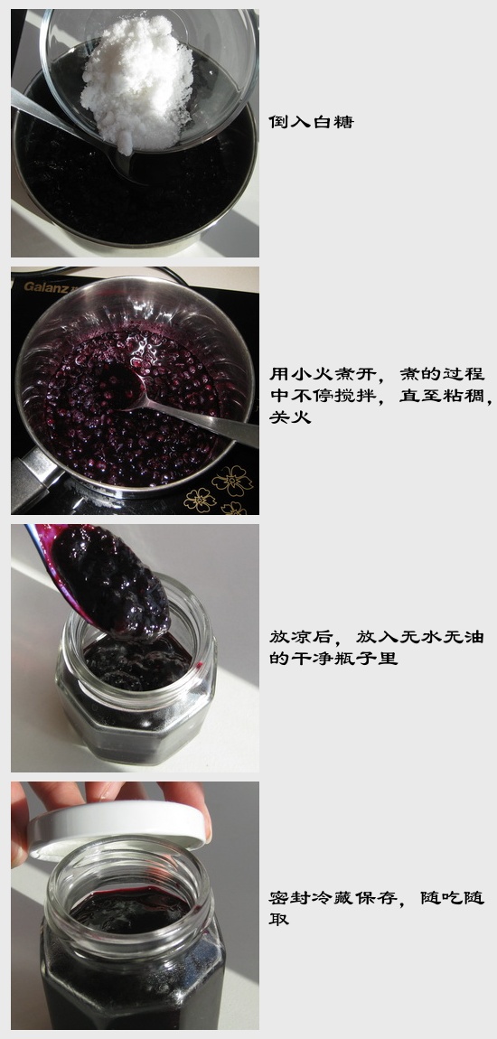 藍莓醬的做法