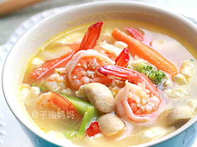 蝦仁豆腐湯