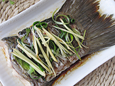 清蒸魚尾