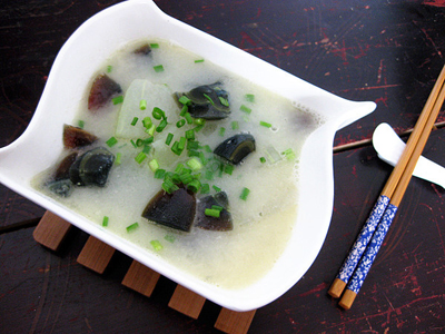 冬瓜皮蛋湯