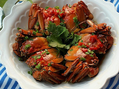 蔥油大閘蟹