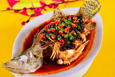 老乾媽蒸桂魚