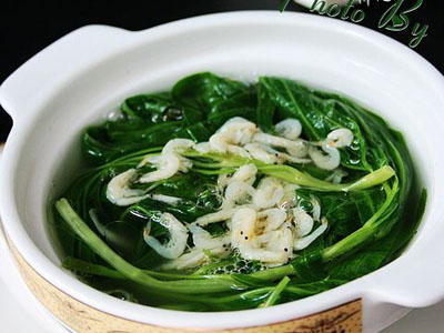 蝦皮空心菜湯