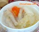 淮山銀耳雞腳湯