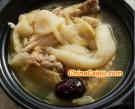 竹蓀雞肉湯