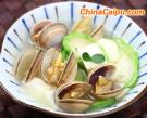 絲瓜文蛤豆腐湯