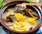豆漿菌菇玉米煲