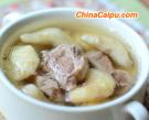 菱角豬肉湯
