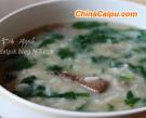 菠菜豬肝粥(2)