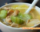 草菇絲瓜肉片湯(解暑美食)