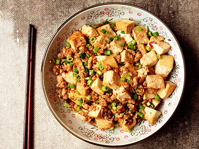 肉末豆腐