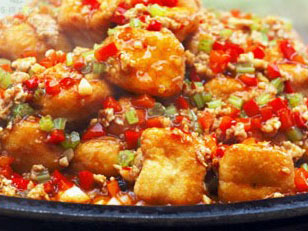 鐵板豆腐