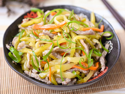 搾菜炒肉絲