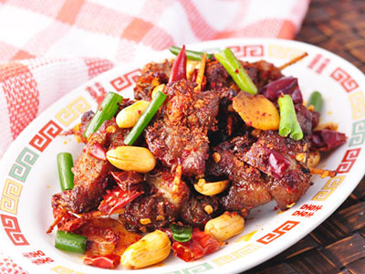 麻辣牙籤肉