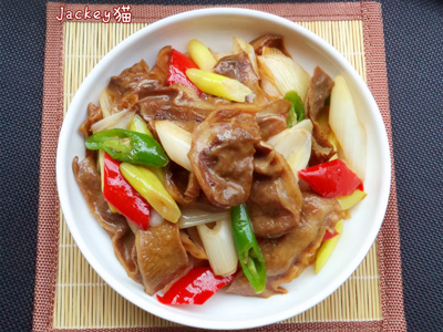 蔥燒肚片