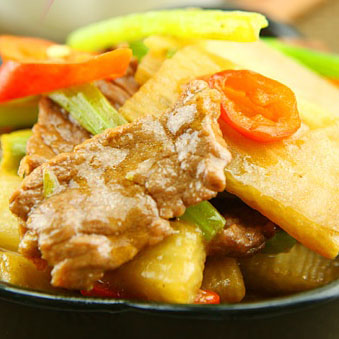 養胃健睥滋補菜—山藥炒羊肉