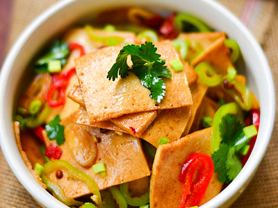 辣炒千葉豆腐