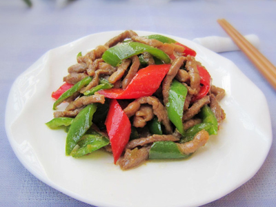 雙椒炒肉絲