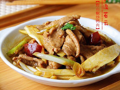 野山椒炒鴨肉