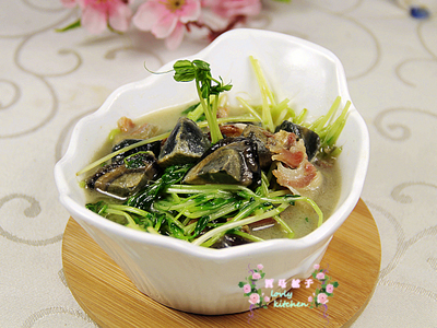 上湯豌豆苗