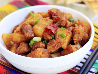 土豆燒羊肉