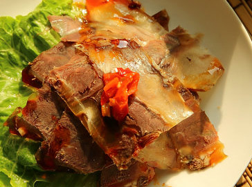 秘製壓板牛肉
