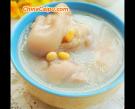 雪梨黃豆豬手湯
