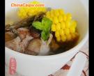 茶樹菇玉米煲骨湯