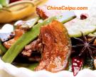 五花肉燜扁豆