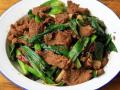 蒜苗孜然羊肉