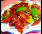 尖椒炒辣香腸