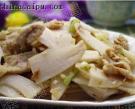 蓮菜炒肉的做法