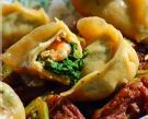 扁豆燉排骨玉米面小白菜餃子