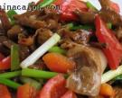 野生白蘑菇炒回鍋肉