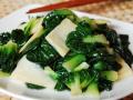 塌菜炒冬筍